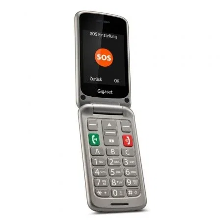 Telefono Movil Gigaset Gl590 gris Mayores Telefono Movil Gigaset Gl590 gris Mayores